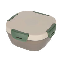 NORLÄNDER Lunchbox mit Kühlelement Zion – Ausgiebige Frische für unterwegs, Büro & Schule mit Trennwand, Snack-Fach & Spork
