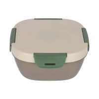 NORLÄNDER Lunchbox mit Kühlelement Zion – Ausgiebige Frische für unterwegs, Büro & Schule mit Trennwand, Snack-Fach & Spork