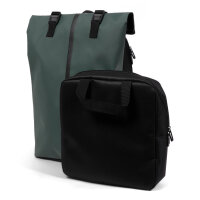 NORLÄNDER Picknickrucksack für 2 Personen – Komplettes Besteckset, Teller, Gläser, Schneidebrett & integriertes Kühlfach für Ausflüge & Outdoor