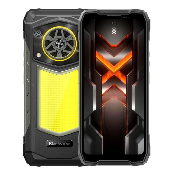 Blackview ROCK 5 Black Outdoor Smartphone 20000mAh Akku 108MP Kamera Night Vision 36GB RAM 256GB ROM 6.78" 120Hz FHD+ Rugged Handy Android 16 NFC
