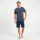 GIANVAGLIA Herren Pyjama Set Schlafanzug Shorty Zweiteilig Baumwolle Hausanzug Manner Nachtwasche Bequem Gemutlicht M-3XL