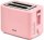 JOCCA Toaster Rosa 700W – 2 breite Schlitze, 7 Bräunungsstufen & Auftauen