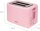 JOCCA Toaster Rosa 700W – 2 breite Schlitze, 7 Bräunungsstufen & Auftauen