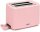 JOCCA Toaster Rosa 700W – 2 breite Schlitze, 7 Bräunungsstufen & Auftauen