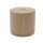 Runder Hocker in Beige mit 48 cm Durchmesser und 48 cm Höhe