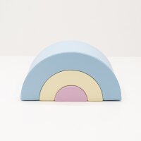 Bunte Holzspielzeug-Rainbow mit mehreren Schichten in...