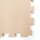 Bodenmatte aus schaumigem Material in hellem Beige mit Struktur