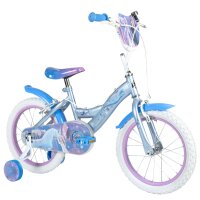Kinderfahrrad in Blau mit lila Akzenten und stabilen...