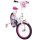 Kinderfahrrad in Weiß und Pink mit Minnie Maus Design und Stützrädern