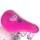 Rosa Fahrradsattel mit Diamant- und Schmetterlingsmotiven