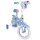 Kinderfahrrad in Blau mit Elsa-Motiv und Stützrädern