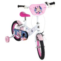 Kinderfahrrad in Weiß und Pink mit Minnie Maus Design