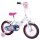 Kinderfahrrad in Weiß und Pink mit Minnie-Maus-Motiv und Stützrädern