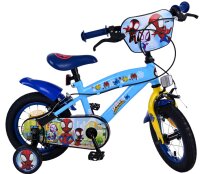 Kinderfahrrad in Blau mit Spiderman-Motiv und...