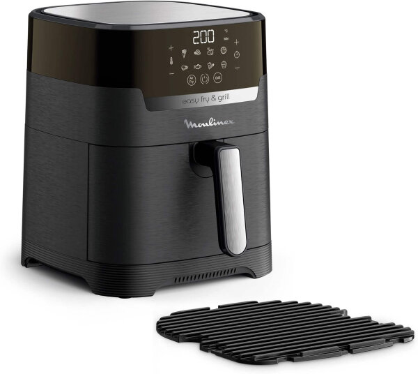 Moulinex Easy Fry & Grill Air Fryer 4,2 l – 8 Programme, Schwarz