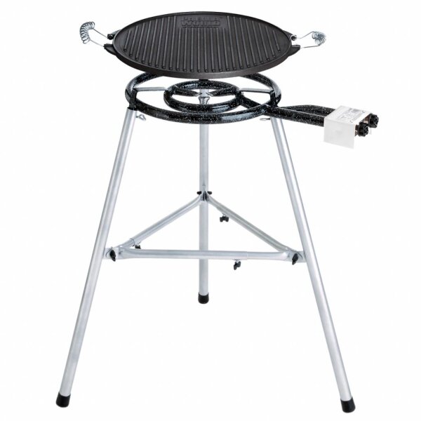 Paella-Grill-Set 1 inkl. Grillplatte aus Gusseisen