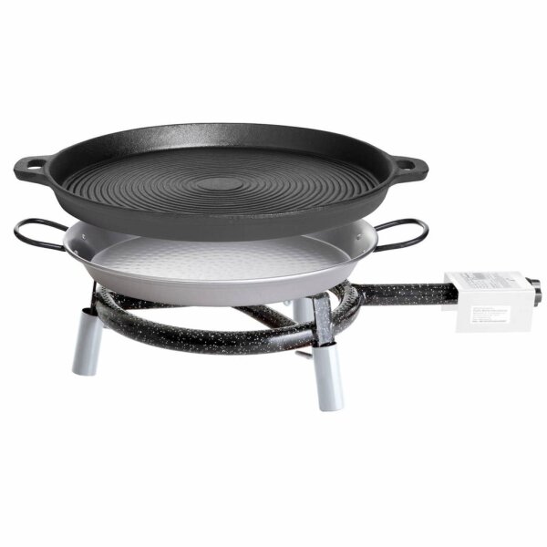 Trekking Line Set, Vollausstattung inkl. Gusseisenpfanne und Paella-Pfanne