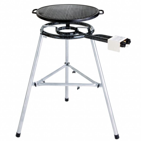 Paella-Grill-Set 2 inkl. Grillplatte aus Gusseisen