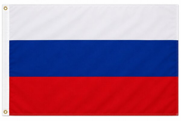 XXL Flagge Russland 250 x 150 cm Fahne mit 3 Ösen 100g/m² Stoffgewicht Hissflagge