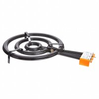 3-Ring-Gasbrenner mit 60 cm Durchmesser und 27,4 kW Leistung