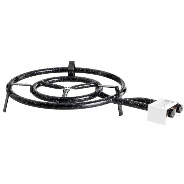 2-Ring Paella-Gasbrenner Ø 50 cm - 15,5 kW 50 mbar
