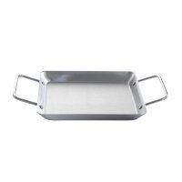 Praktische Platte mit Griffen: 27 cm x 18,5 cm x 2,5 cm