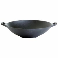 Gusseisen-Wok mit zwei Griffen