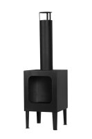 Markone Gartenkamin 200-1 (Unlackiert): 35 x 35 x 115 cm