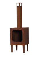 Markone Gartenkamin 200-3 (Rost): 35 x 35 x 115 cm