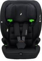 Osann Flux Plus i-Size Kindersitz in Grey Melange, Ansicht von vorne, geschlossener Gurt, ohne Kleinkind-Sitzpolster – sicherer Kindersitz für größere Kinder von 76 bis 150 cm