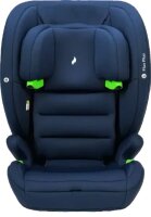 Osann Flux Plus i-Size Kindersitz in Navy Melange, Ansicht von vorne, ohne Gurte für die nächste Größenstufe, mitwachsender Kindersitz für Kinder von 76 bis 150 cm, ergonomisch geformt mit Seitenaufprallschutz