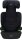 Osann Musca i-Size Kindersitz in Schwarz, schräge Frontansicht links mit Standard-Kopfstütze, ergonomischer Sitzfläche, weichen Armlehnen, sicherer Gurtführung und Memoryschaum-Seitenaufprallschutz, für Kinder 100–150 cm, i-Size R129 zertifizier