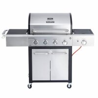 ALLGRILL FESTIVAL Edelstahl-schwarz Gasgrill für...