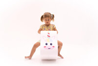 Wippe in Einhorn-Design mit bunten Regenbogen- und...