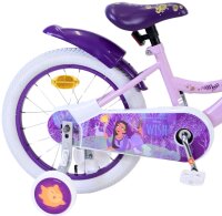 Volare Disney Wish Kinderfahrrad für Mädchen - 14 Zoll in Lila für Kinder von 3,5 bis 5 Jahren