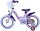 Volare Disney Wish Kinderfahrrad für Mädchen - 14 Zoll - Lila mit zwei Handbremsen