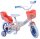 Volare Disney Stitch Kinderfahrrad für Mädchen - 12 Zoll in Creme, Koralle und Blau