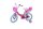 Volare Barbie Kinderfahrrad für Mädchen - 14 Zoll - Rosa mit Zweihandbremsen