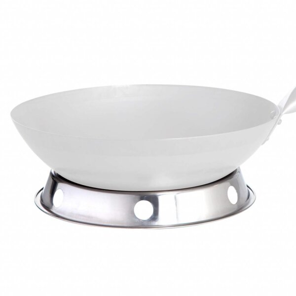 Wok Ring aus Edelstahl Ø ca. 25cm x 3,5 cm