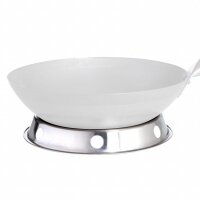 Wok Ring aus Edelstahl Ø ca. 25cm x 3,5 cm