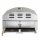 Leichter und portabler Multi-Kulti® Grill - 42x51x25 cm, 3,8 kW, Edelstahl, Backhaube mit Thermometer, Gasbetrieb