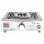 Leichter und portabler Multi-Kulti® Grill - 42x51x25 cm, 3,8 kW, Edelstahl, Backhaube mit Thermometer, Gasbetrieb