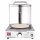 Leichter und portabler Multi-Kulti® Grill - 42x51x25 cm, 3,8 kW, Edelstahl, Backhaube mit Thermometer, Gasbetrieb