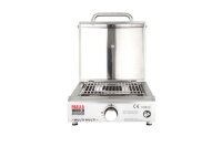 Multi-Kulti Gasgrill mit Pizzastein und Gussgrillplatte,...