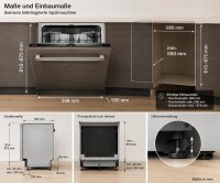 Siemens SN63EX14VE iQ300 Geschirrspüler vollintegriert 60 cm, Besteckschublade, Home Connect, autoOpen dry, Energieklasse C