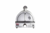 Backen Sie knusprige Pizzen mit Temperaturen bis zu 350°C