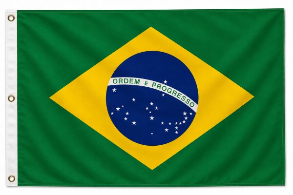 Flagge Brasilien 90 x 150 cm