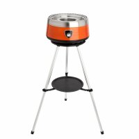1 Grill inkl. 2 Grillaufsätzen, Haube und Transporttasche