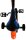 Volare Hot Wheels Kinderfahrrad für Jungen - 12 Zoll in Schwarz, Orange und Blau