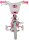 Volare Barbie Kinderfahrrad für Mädchen - 12 Zoll - Rosa